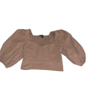 Square Neck Puff Sleeve Blouse Size XS